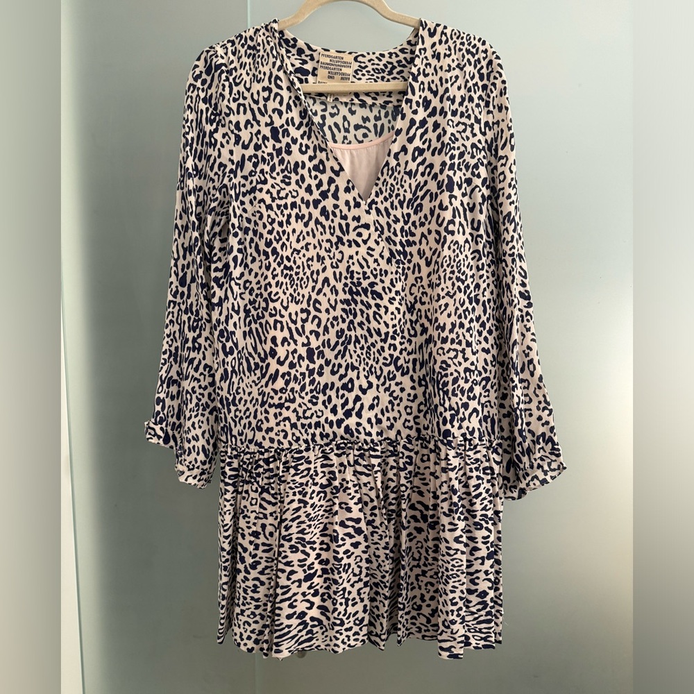 Baum pfergarten silk animal print dress